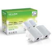 KIT de 2 Piezas Adaptador Ethernet Powerline AV500 Nano